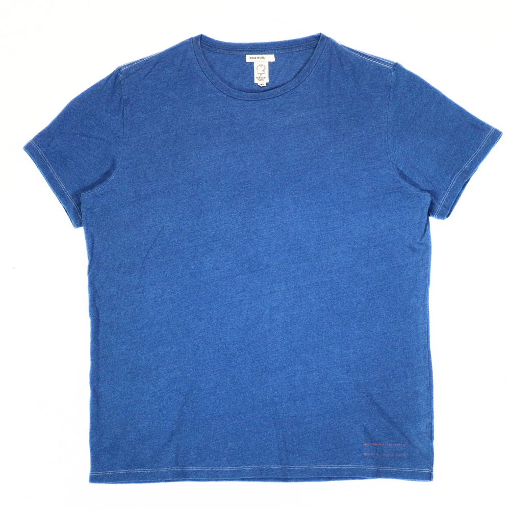 Hiroshi Kato T-Shirt Mens XL Blue Short Sleeve Crewneck Cotton Casual USA Made